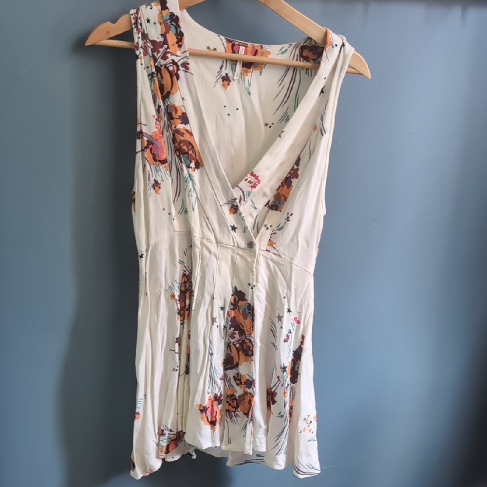 Free People Floral Blouse SP